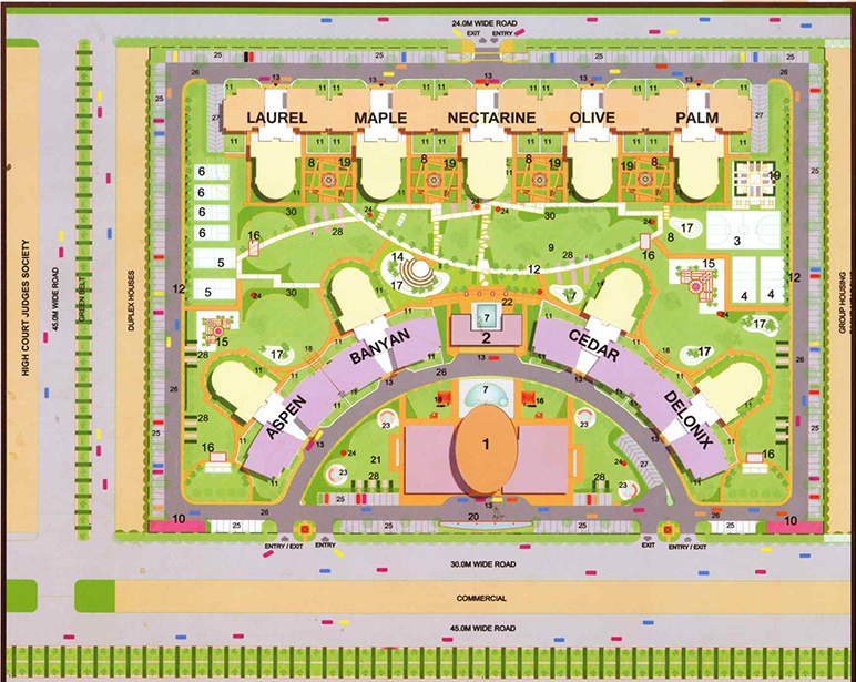 Parx Laureate layout plan